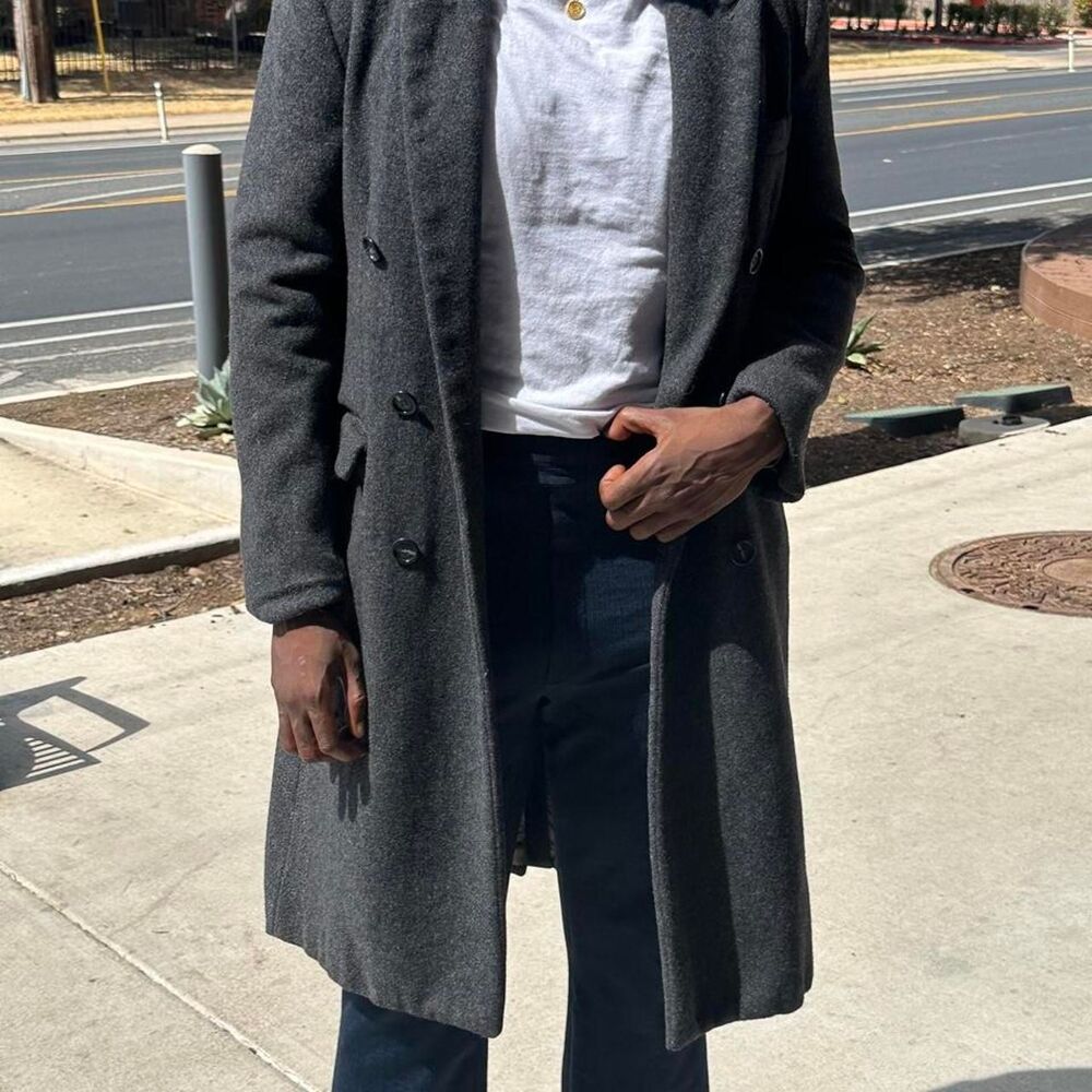 gray wool overcoat with a 2ab4